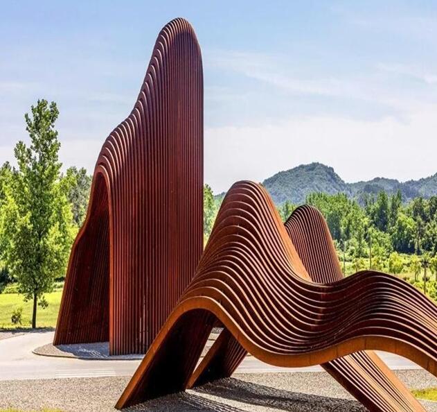 沂南锈钢板造型