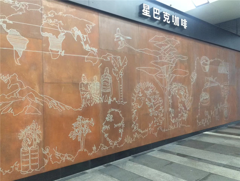 沂南耐候钢幕墙